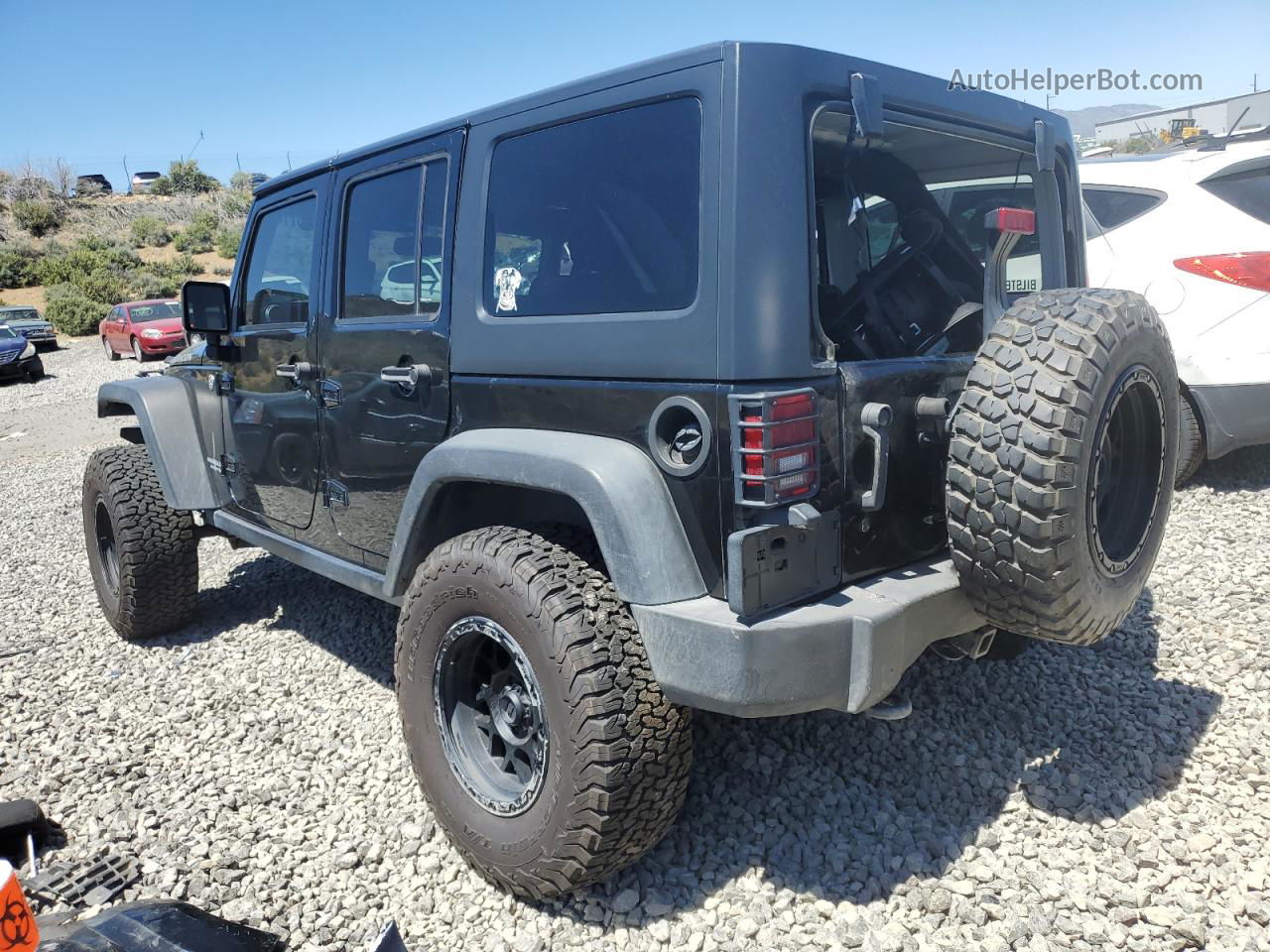 2014 Jeep Wrangler Unlimited Rubicon Black vin: 1C4BJWFG9EL306018