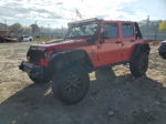 2014 Jeep Wrangler Unlimited Rubicon Красный vin: 1C4BJWFG9EL306567