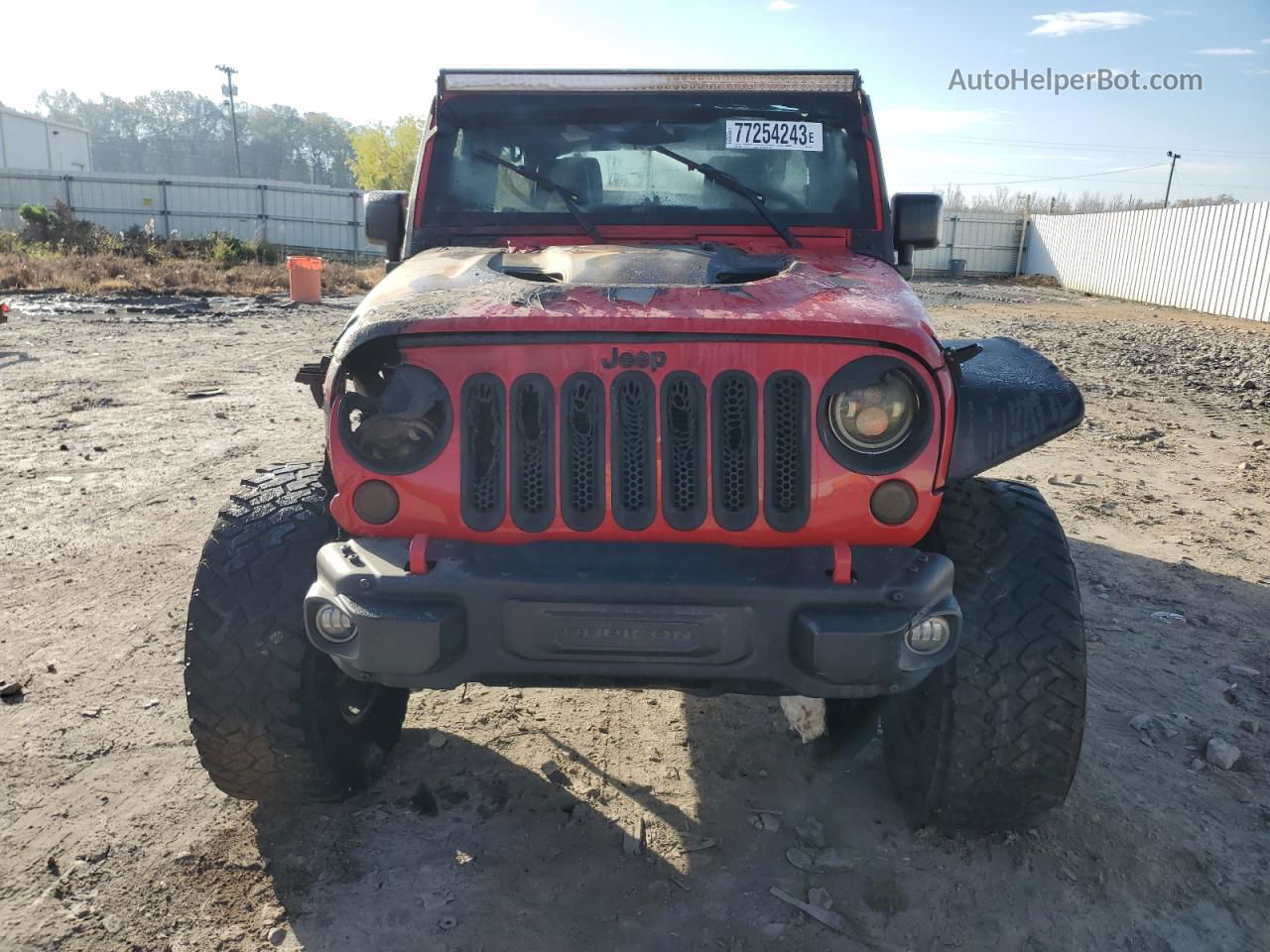 2014 Jeep Wrangler Unlimited Rubicon Red vin: 1C4BJWFG9EL306567