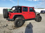 2014 Jeep Wrangler Unlimited Rubicon Красный vin: 1C4BJWFG9EL306567