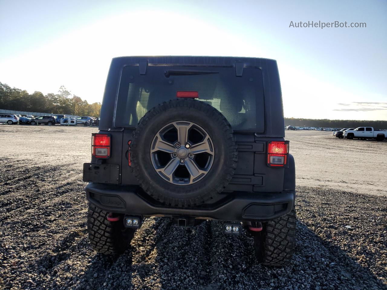 2017 Jeep Wrangler Unlimited Rubicon Black vin: 1C4BJWFG9HL667964