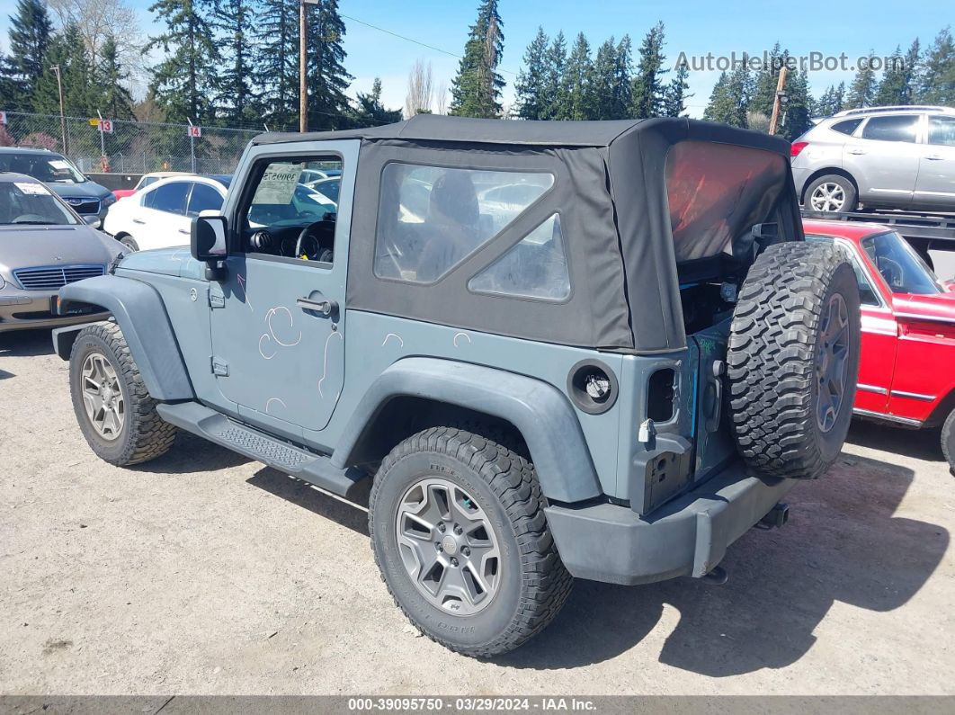 2014 Jeep Wrangler Sport Синий vin: 1C4GJWAG2EL302079