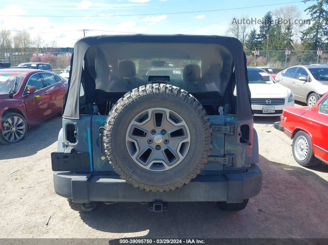 2014 Jeep Wrangler Sport Синий vin: 1C4GJWAG2EL302079