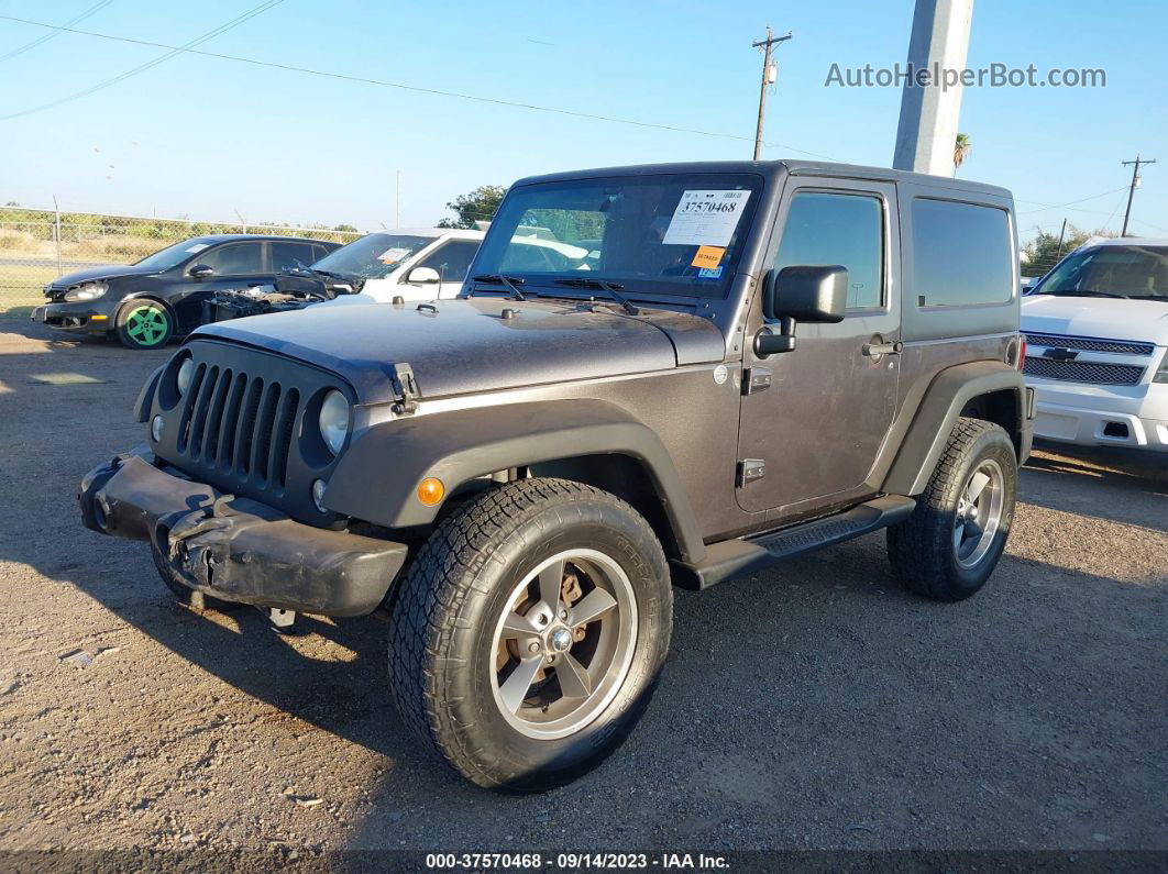 2014 Jeep Wrangler Sport Черный vin: 1C4GJWAG8EL289712