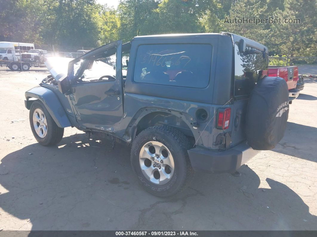 2014 Jeep Wrangler Sahara Серый vin: 1C4GJWBG0EL172365