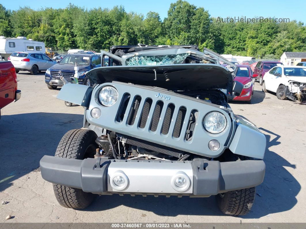 2014 Jeep Wrangler Sahara Серый vin: 1C4GJWBG0EL172365