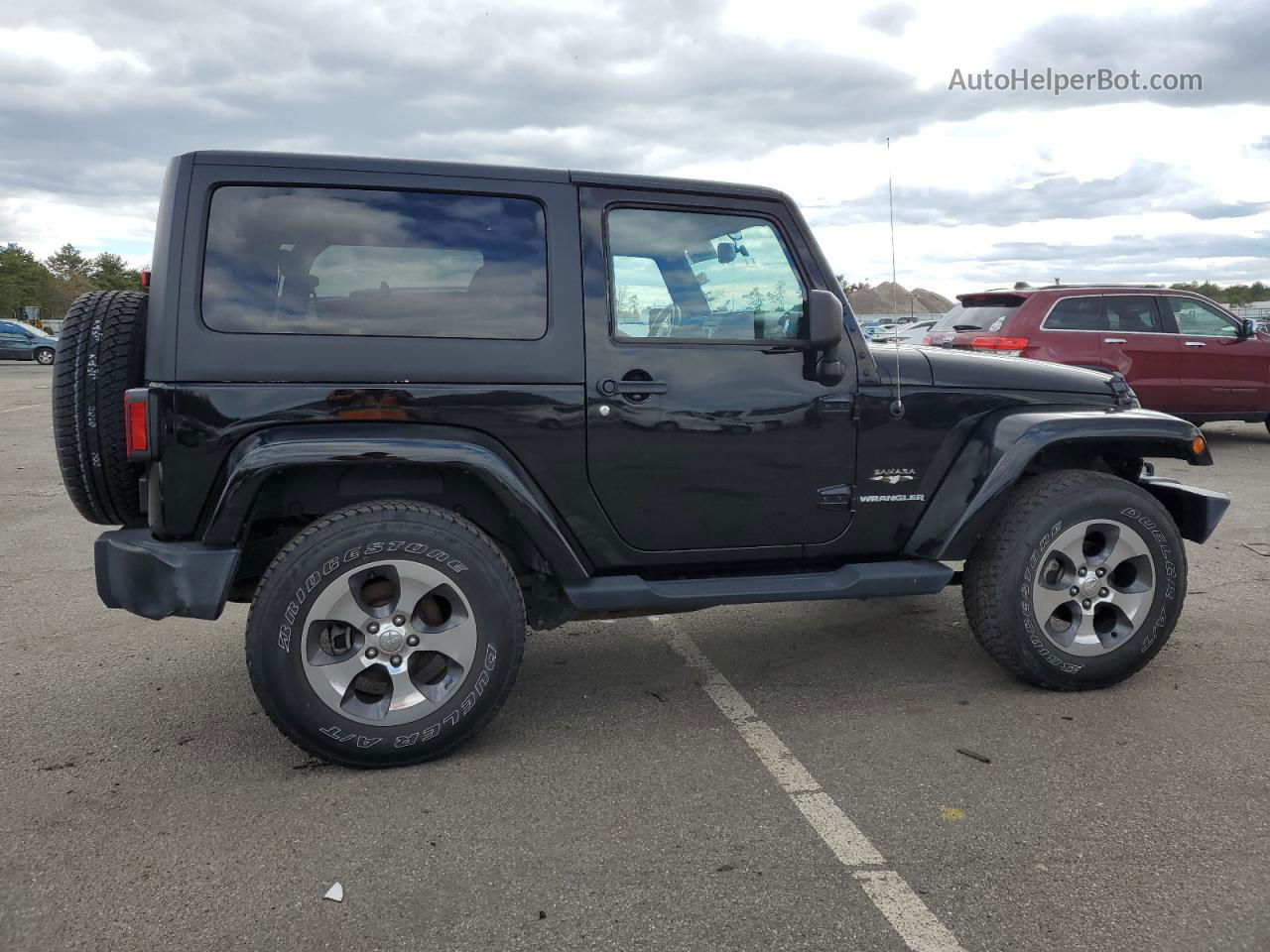 2017 Jeep Wrangler Sahara Black vin: 1C4GJWBG4HL690046