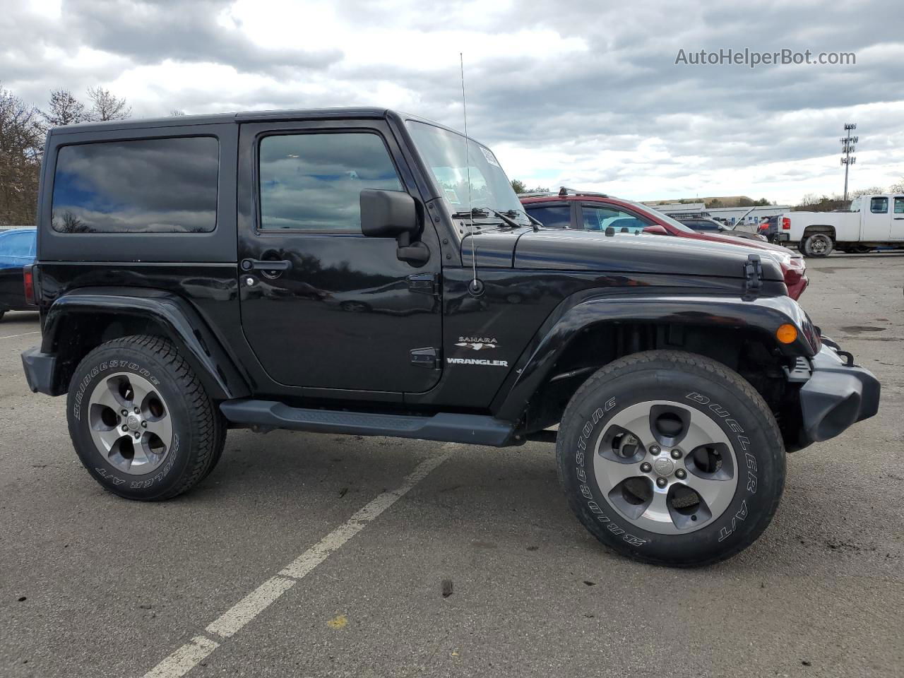 2017 Jeep Wrangler Sahara Black vin: 1C4GJWBG4HL690046