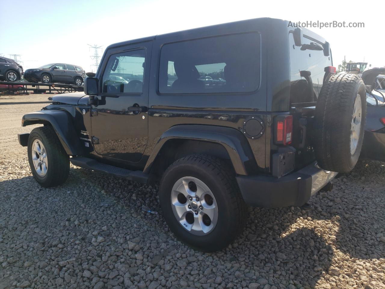 2014 Jeep Wrangler Sahara Черный vin: 1C4GJWBG5EL221737