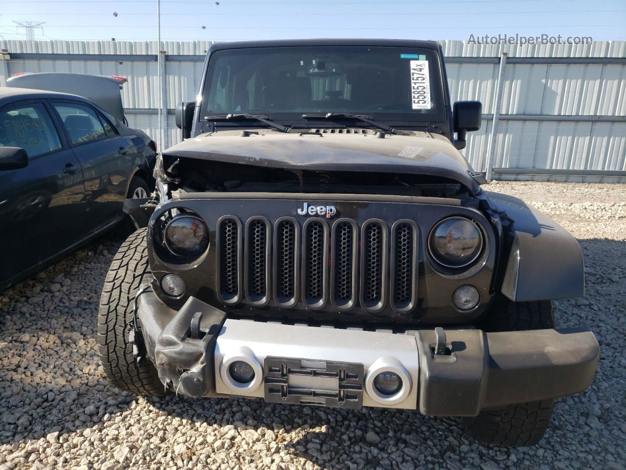 2014 Jeep Wrangler Sahara Черный vin: 1C4GJWBG5EL221737