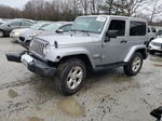 2014 Jeep Wrangler Sahara Silver vin: 1C4GJWBGXEL196169