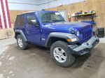 2019 Jeep Wrangler Sport Blue vin: 1C4GJXAG1KW563963