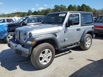 2019 Jeep Wrangler Sport Silver vin: 1C4GJXAG1KW687179