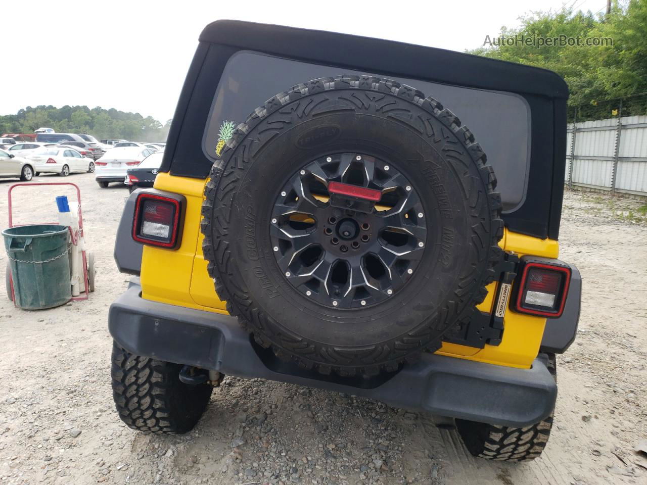 2019 Jeep Wrangler Sport Yellow vin: 1C4GJXAG2KW533516