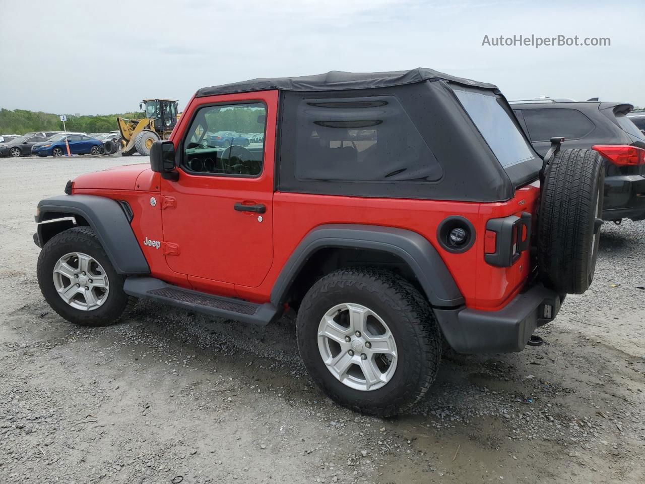 2019 Jeep Wrangler Sport Red vin: 1C4GJXAG4KW602254