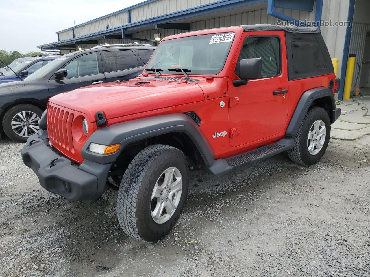 2019 Jeep Wrangler Sport Red vin: 1C4GJXAG4KW602254