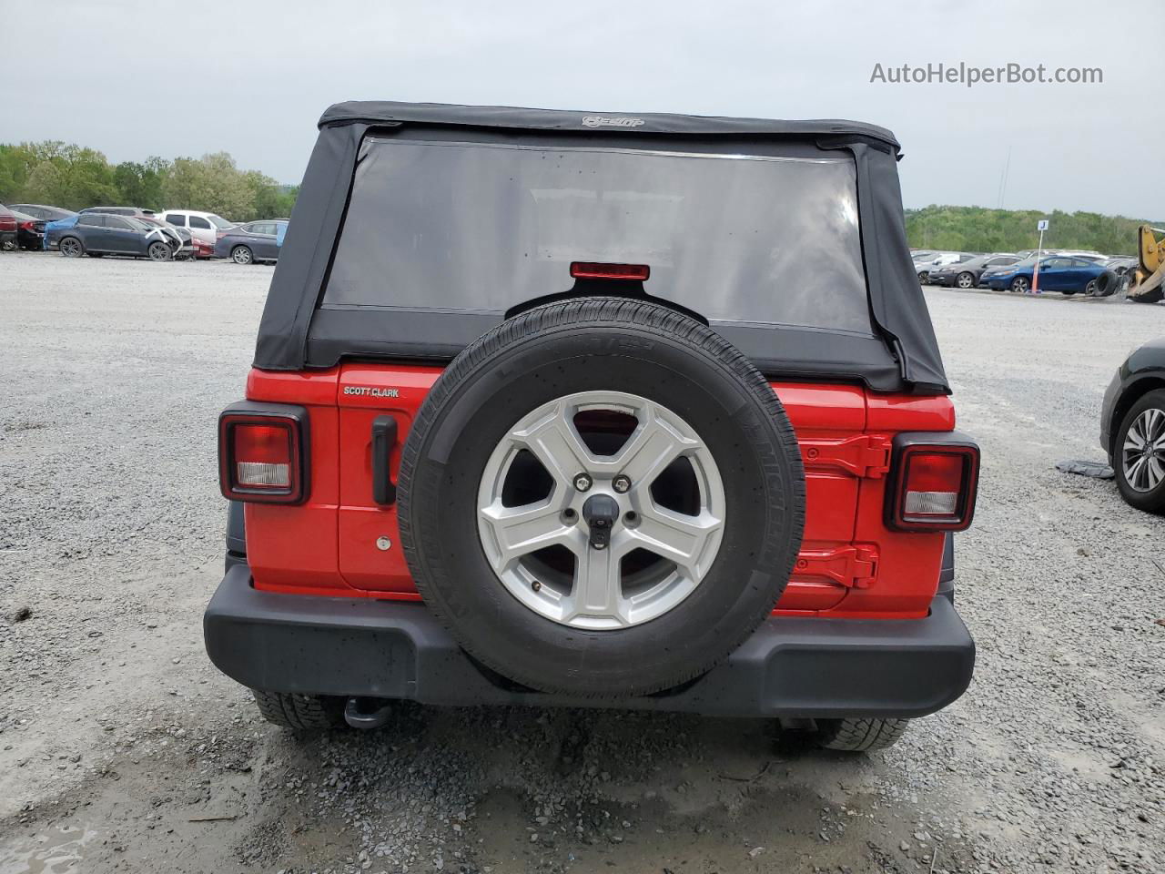 2019 Jeep Wrangler Sport Red vin: 1C4GJXAG4KW602254