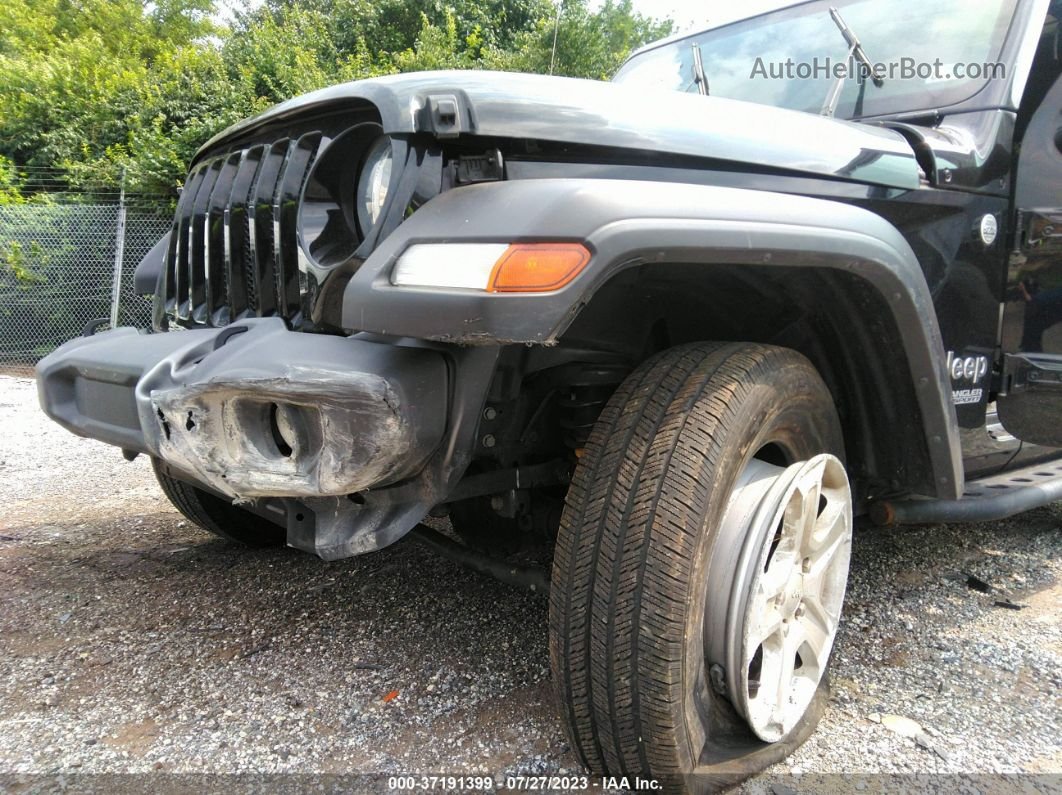 2019 Jeep Wrangler Sport S Черный vin: 1C4GJXAG4KW641099