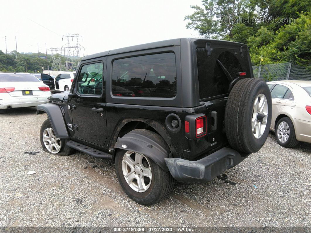 2019 Jeep Wrangler Sport S Черный vin: 1C4GJXAG4KW641099