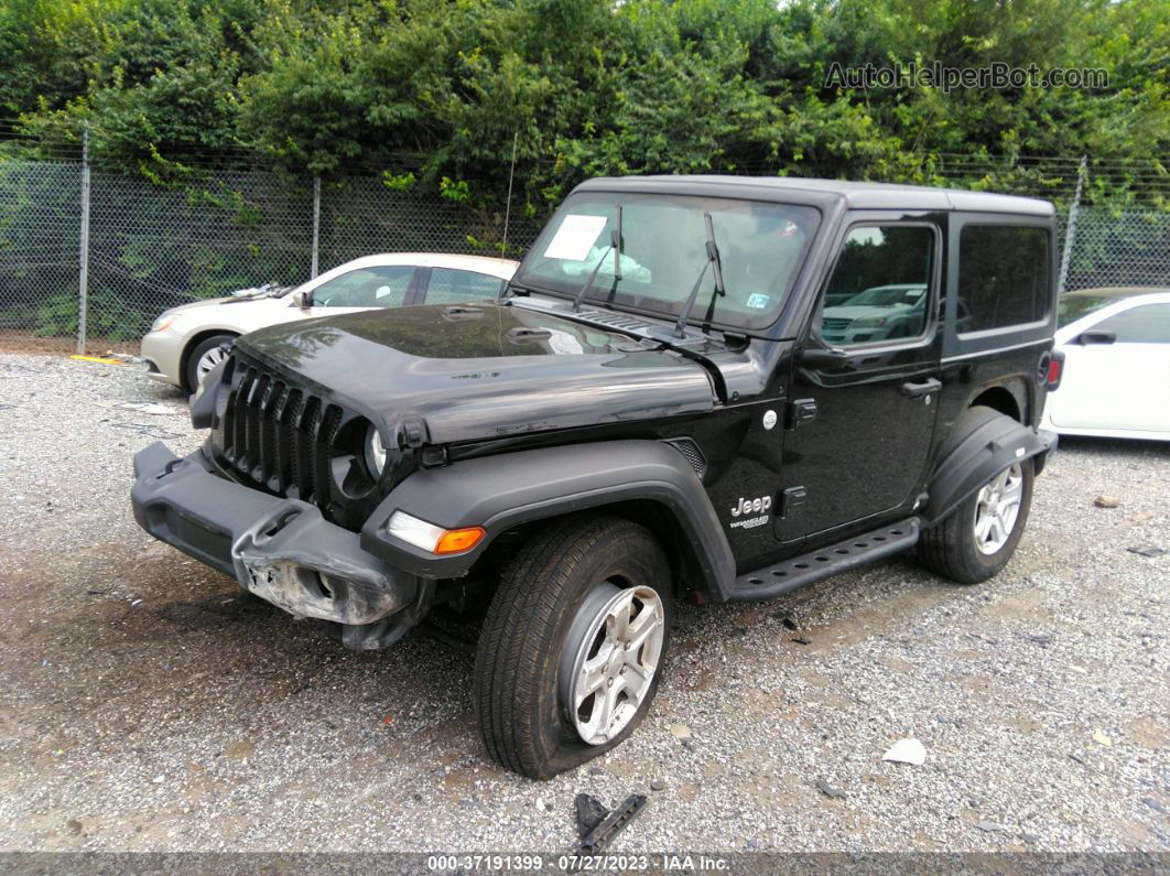 2019 Jeep Wrangler Sport S Черный vin: 1C4GJXAG4KW641099