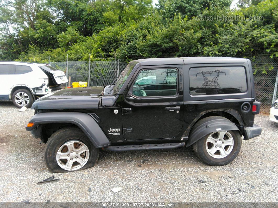 2019 Jeep Wrangler Sport S Черный vin: 1C4GJXAG4KW641099