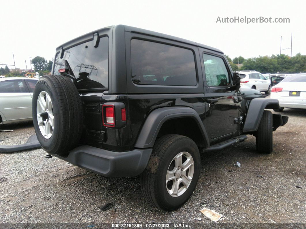 2019 Jeep Wrangler Sport S Черный vin: 1C4GJXAG4KW641099