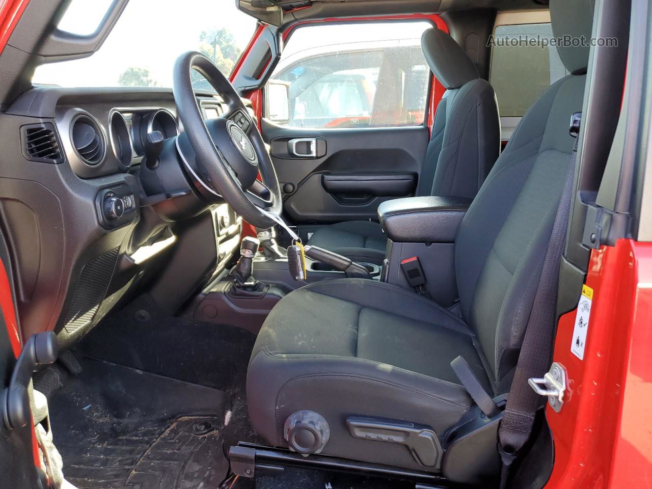 2019 Jeep Wrangler Sport Red vin: 1C4GJXAG4KW645461