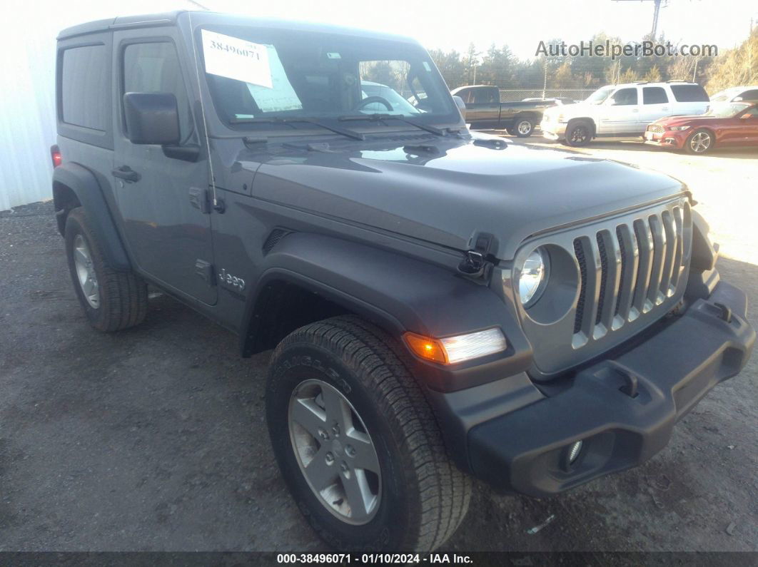 2019 Jeep Wrangler Sport S 4x4 Gray vin: 1C4GJXAG5KW646117