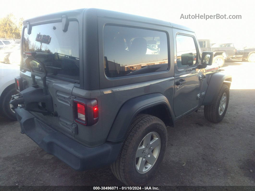 2019 Jeep Wrangler Sport S 4x4 Gray vin: 1C4GJXAG5KW646117