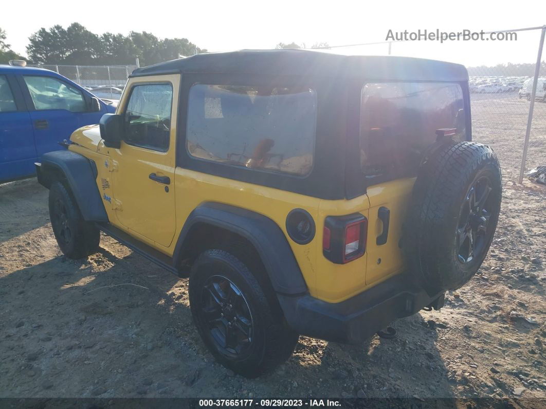 2019 Jeep Wrangler Sport S Yellow vin: 1C4GJXAG6KW573999