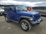 2019 Jeep Wrangler Sport Синий vin: 1C4GJXAG6KW632811