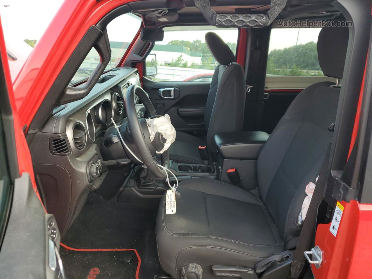 2019 Jeep Wrangler Sport Red vin: 1C4GJXAG6KW645204