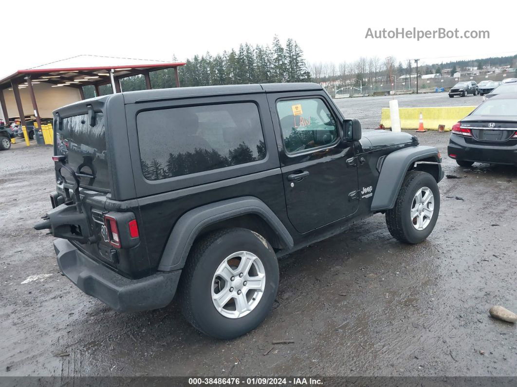 2019 Jeep Wrangler Sport S 4x4 Black vin: 1C4GJXAG7KW597597