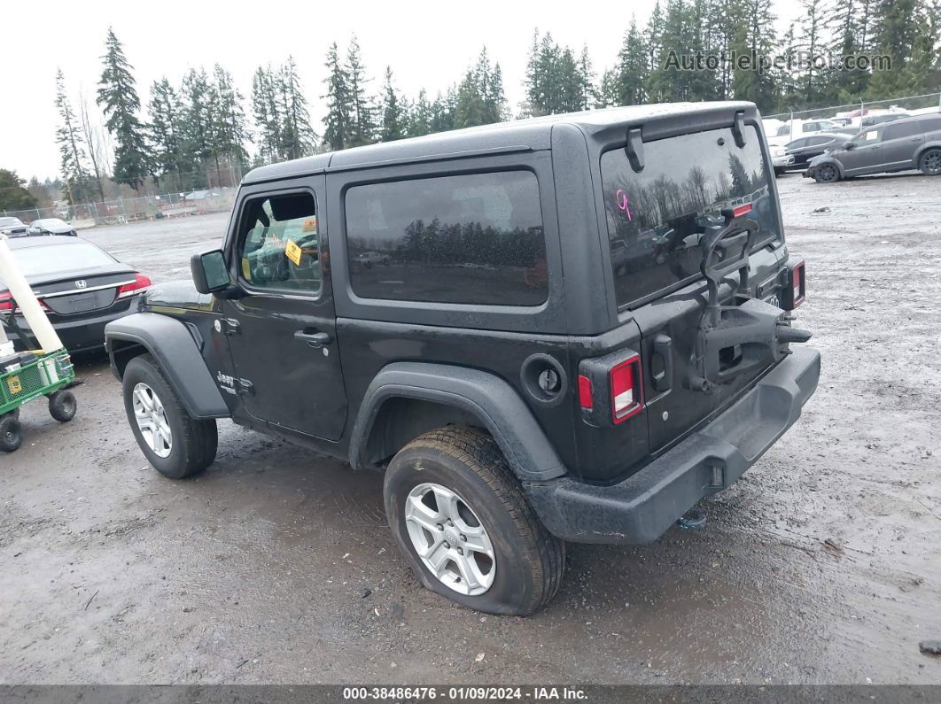 2019 Jeep Wrangler Sport S 4x4 Black vin: 1C4GJXAG7KW597597