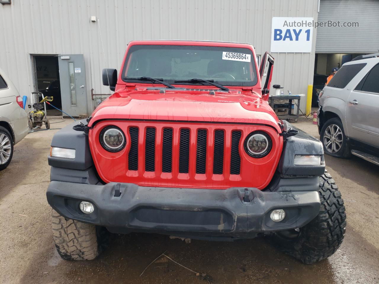 2019 Jeep Wrangler Sport Red vin: 1C4GJXAG7KW601986