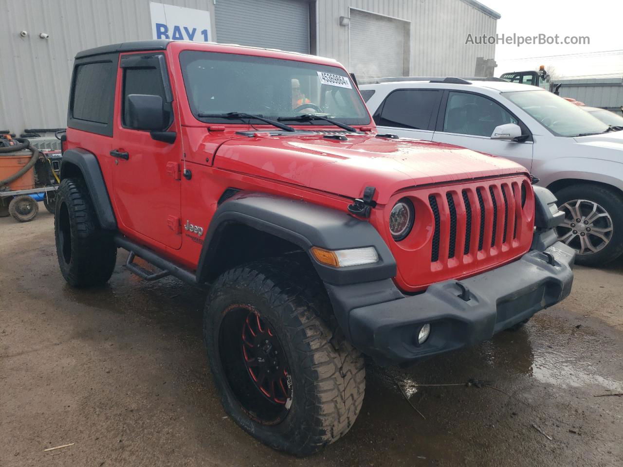 2019 Jeep Wrangler Sport Red vin: 1C4GJXAG7KW601986