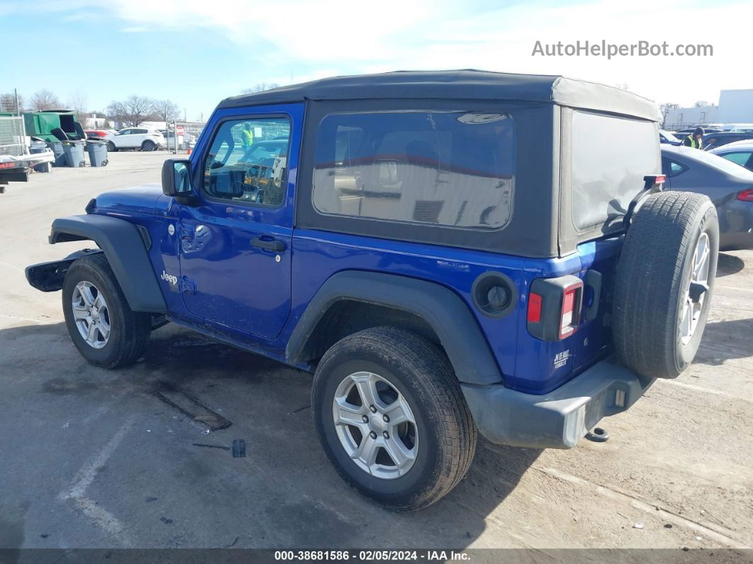 2019 Jeep Wrangler Sport S 4x4 Blue vin: 1C4GJXAGXKW559636