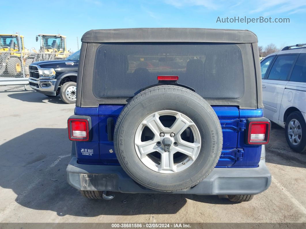 2019 Jeep Wrangler Sport S 4x4 Blue vin: 1C4GJXAGXKW559636