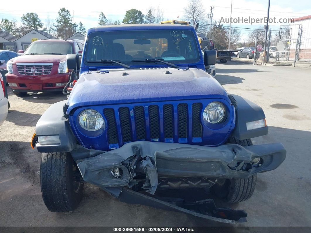 2019 Jeep Wrangler Sport S 4x4 Blue vin: 1C4GJXAGXKW559636