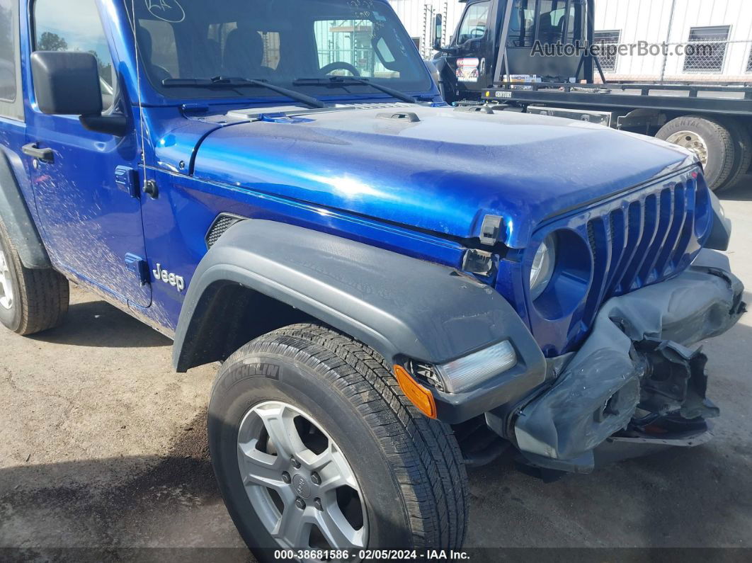 2019 Jeep Wrangler Sport S 4x4 Blue vin: 1C4GJXAGXKW559636