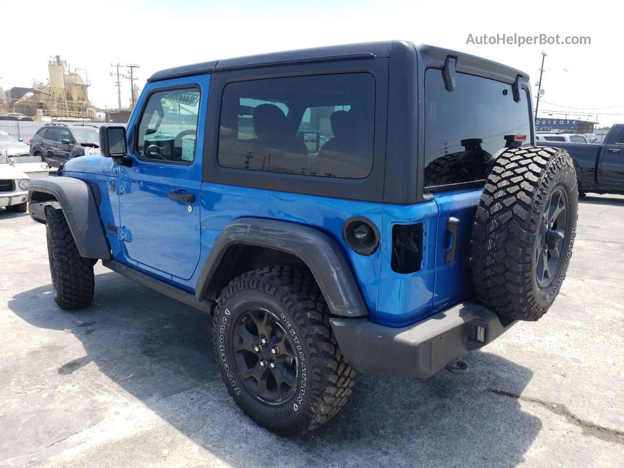 2023 Jeep Wrangler Sport Синий vin: 1C4GJXAN2PW547857