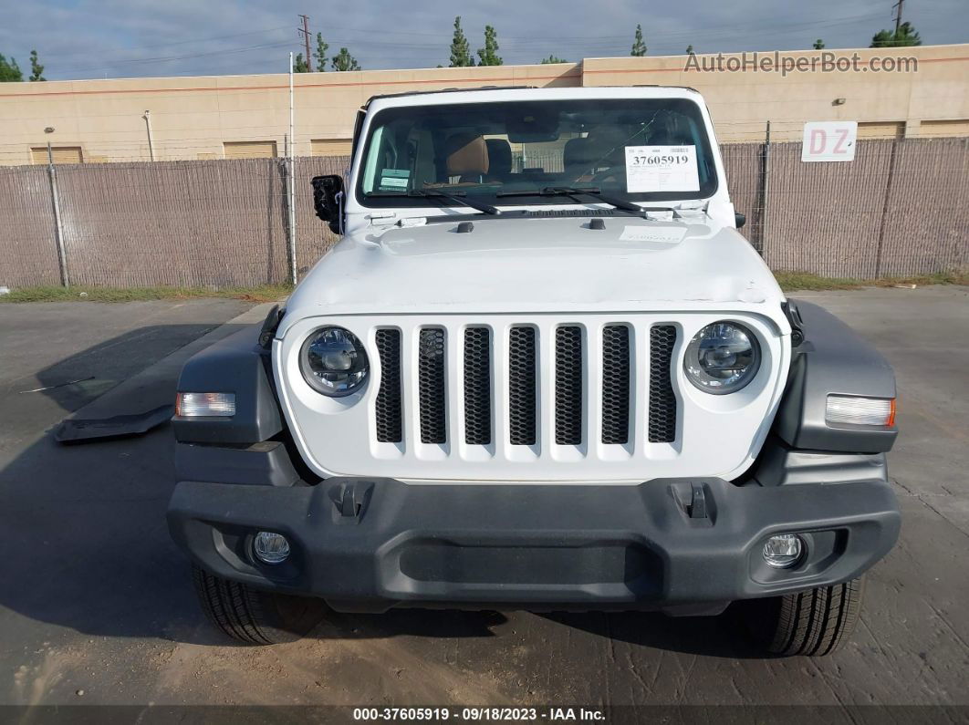 2023 Jeep Wrangler Sport S White vin: 1C4GJXAN2PW629958