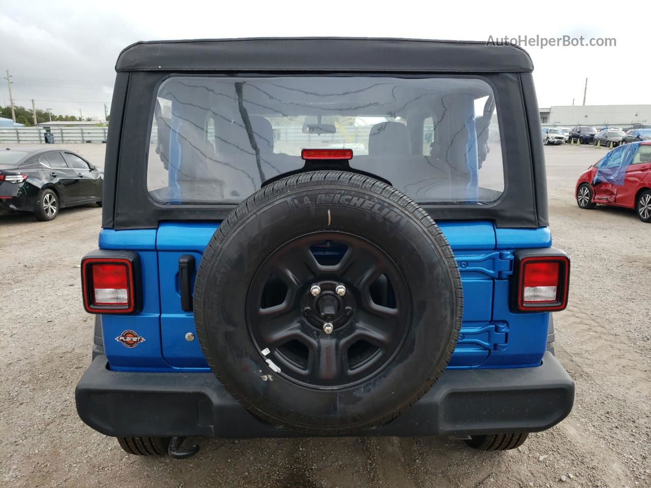 2023 Jeep Wrangler Sport Blue vin: 1C4GJXAN5PW671931