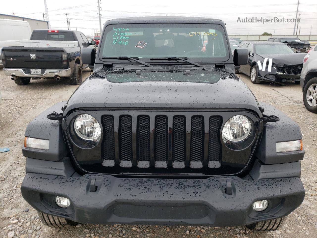 2023 Jeep Wrangler Sport Black vin: 1C4GJXAN6PW576276