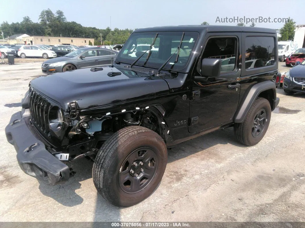 2023 Jeep Wrangler Sport Black vin: 1C4GJXAN7PW508584