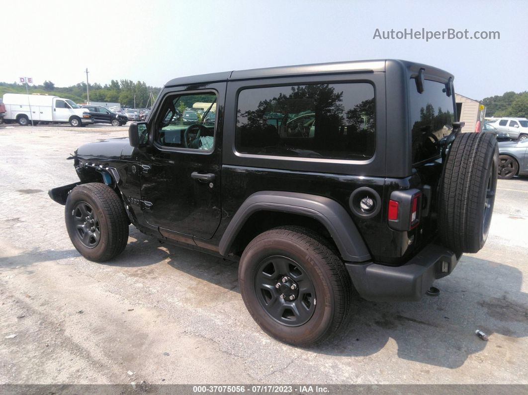 2023 Jeep Wrangler Sport Black vin: 1C4GJXAN7PW508584