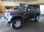 2019 Jeep Wrangler Sport Gray vin: 1C4GJXAN8KW523779