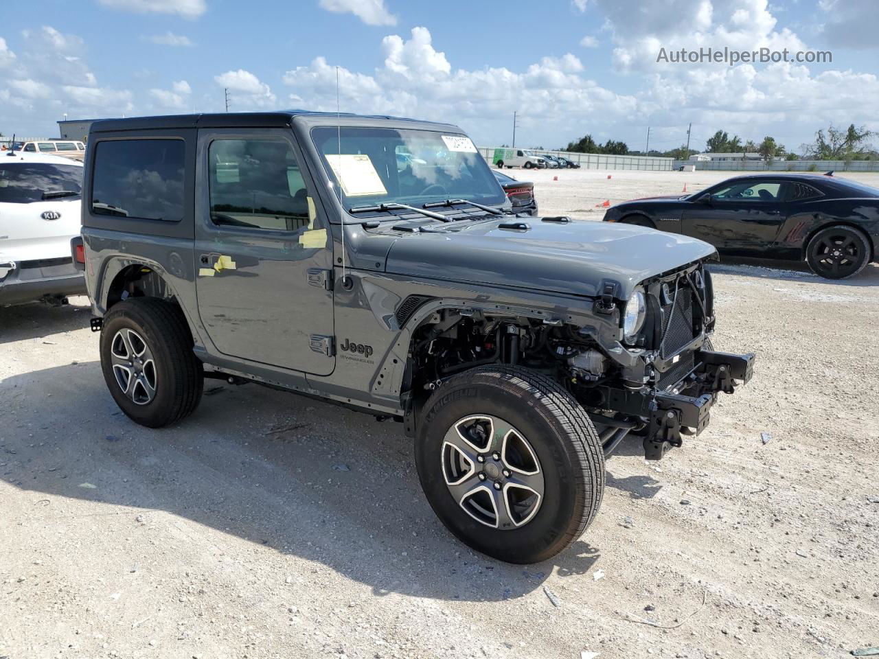 2023 Jeep Wrangler Sport Gray vin: 1C4GJXAN9PW679689