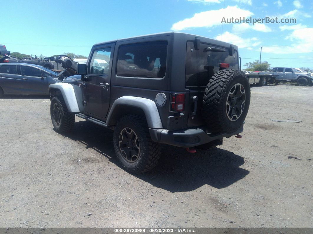 2014 Jeep Wrangler Rubicon X Gray vin: 1C4HJWCG1EL255726