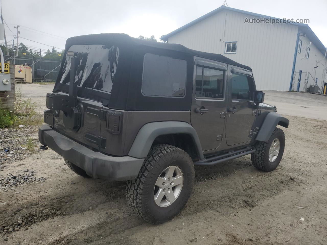 2014 Jeep Wrangler Unlimited Sport Charcoal vin: 1C4HJWDG0EL265369